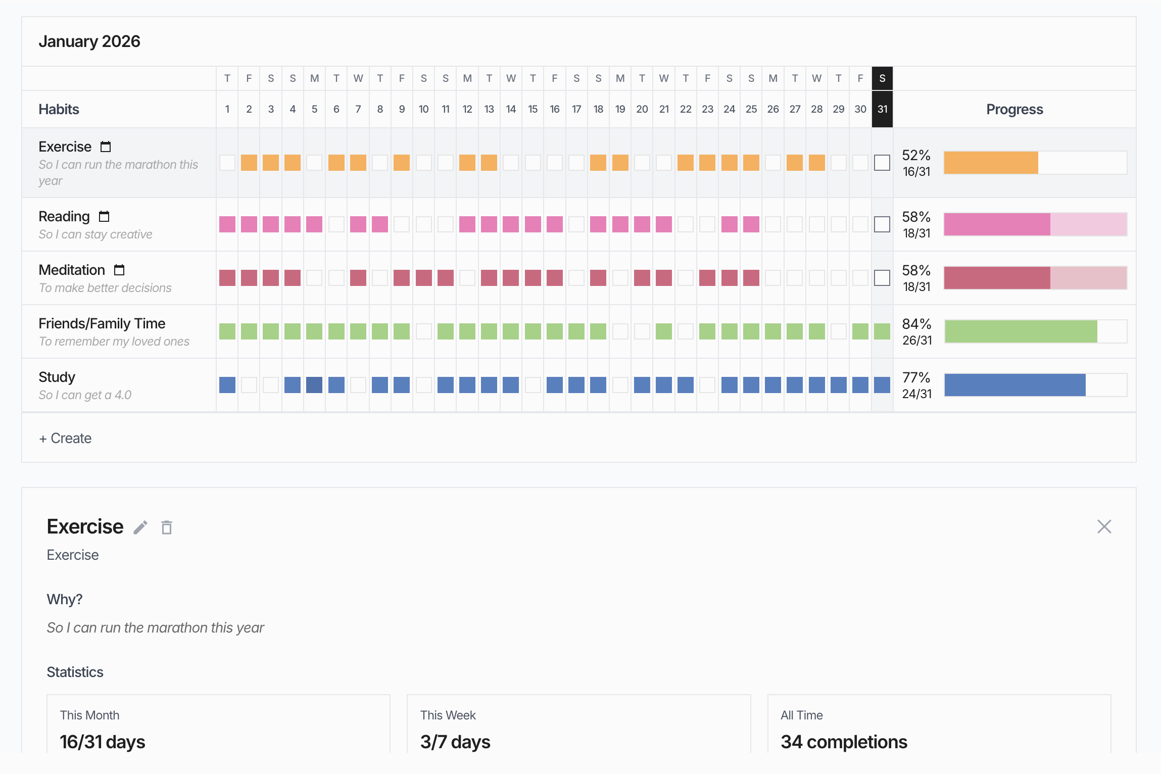 Build habits into your day